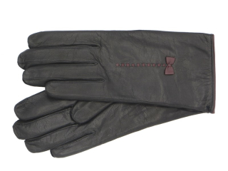 Dámské kožené rukavice NAPA 2-4386 BA černá/vínová