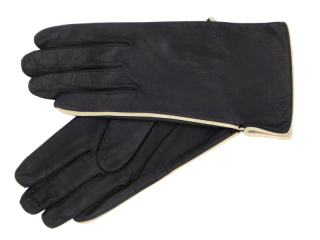 Dámské kožené rukavice NAPA 2-4372 VL černá/bříza