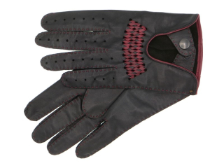 Pánské řidičské rukavice NAPA 2-1433 černá/bordo