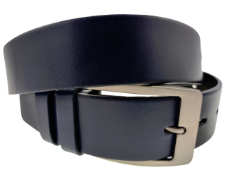 Opasek modrý hladký