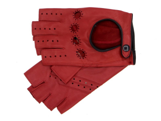 Dámské řidičské rukavice NAPA 2-3428 BP červená/černá