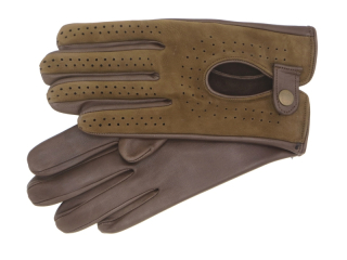 Pánské řidičské rukavice NAPA 2-1432 tabák/hnědá