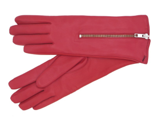 Dámské kožené rukavice NAPA 2-4003/4C KAS červená