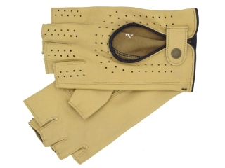 Dámské řidičské rukavice NAPA 2-3034 BP béžová/hnědá