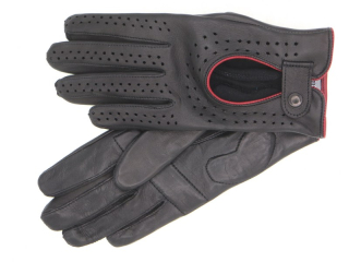 Dámské řidičské rukavice NAPA 2-3034SK NanoAg černá/červená