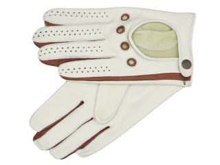 Pánské řidičské rukavice NAPA 2-1448S slonová kost/koňak