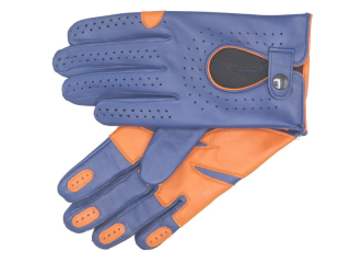 Pánské řidičské rukavice NAPA 2-1476 NanoAg modrá/oranžová