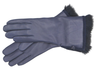 Dámské kožené rukavice NAPA 2-4411 VL modrá