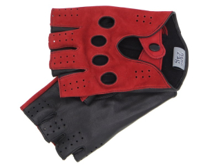 Pánské řidičské rukavice NAPA 6/2-1480 BP NanoAg bordo/černá