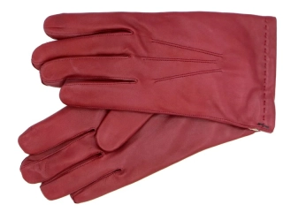 Pánské kožené rukavice NAPA 2-2019 KAŠ bordo
