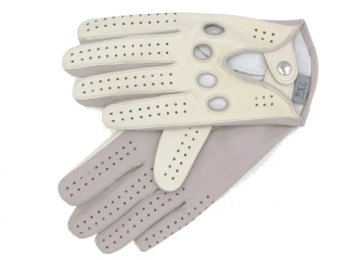 Pánské řidičské rukavice NAPA 2-1480 NanoAg slonová kost/taupeS