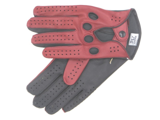 Pánské řidičské rukavice NAPA 2-1480 NanoAg bordo/černá