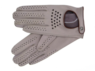 Dámské řidičské rukavice NAPA 2-3450 taupe/koňak