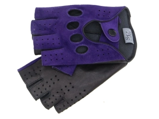 Pánské řidičské rukavice NAPA 6/2-1480 BP NanoAg fialová/černá