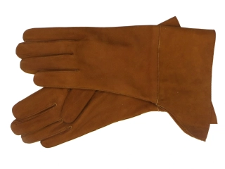Histotické šermířské rukavice  NAPA 6-1815 koňak