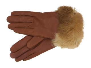 Dámské kožené rukavice NAPA 2-4336 KAŠ koňak