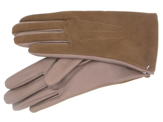 Dámské kožené rukavice NAPA 6/2-4168 VL koňak/capuccino