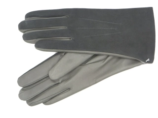 Dámské kožené rukavice NAPA 6/2-4168 KAS černá/taupe