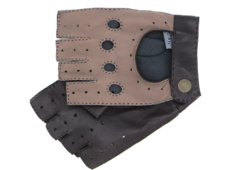 Pánské řidičské rukavice NAPA 2-1325 BP NanoAg capuccino/hnědá