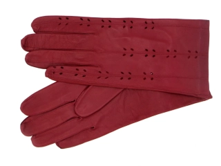 Dámské kožené rukavice NAPA 2-3151 bordo