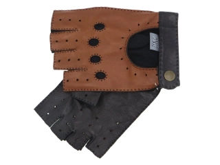 Pánské řidičské rukavice NAPA 2-1325 BP NanoAg koňak/černá 