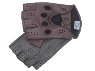 Pánské řidičské rukavice NAPA 2-1480 BP NanoAg vínová/černá