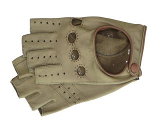 Dámské řidičské rukavice NAPA 2-3428 BP taupe/koňak