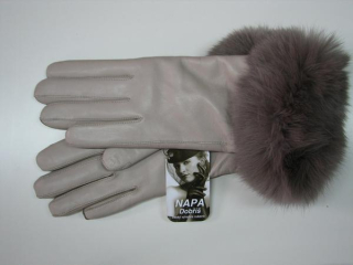 Dámské kožené rukavice NAPA 2-4336 taupe