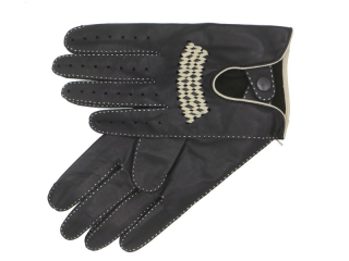 Pánské řidičské rukavice NAPA 2-1433 černá/bříza