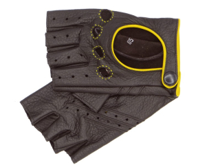 Pánské řidičské rukavice NAPA 8-1452 BP hnědá žlutá