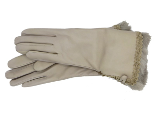 Dámské kožené rukavice NAPA 2-4411 VL taupe