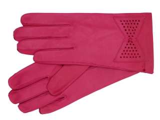 Dámské kožené rukavice NAPA 2-3442 brusinka