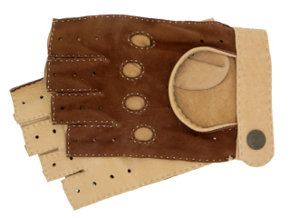 Pánské řidičské rukavice NAPA 6/3-1325 BP koňak/béžová