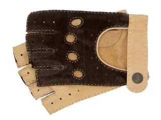 Pánské řidičské rukavice NAPA 6/3-1325 BP hnědá/béžová