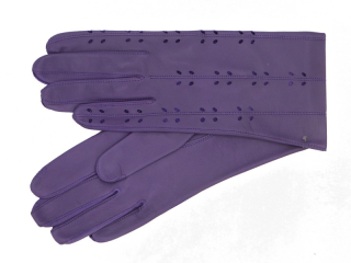 Dámské kožené rukavice NAPA 2-3151 fialová