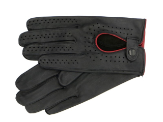 Pánské řidičské rukavice NAPA 2-1432 černá/červená