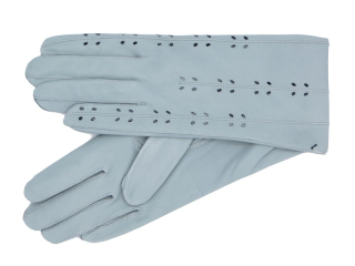 Dámské kožené rukavice NAPA 2-3151 šedomodrá