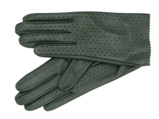 Dámské kožené rukavice NAPA 2-3447 tm. zelená